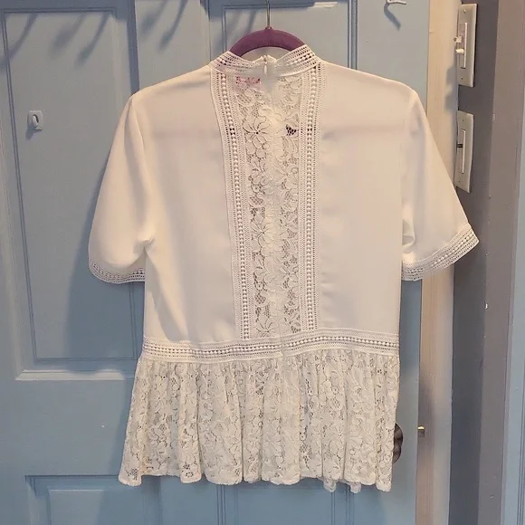 New Catherine Malandrino Lace Top - Picture 10 of 13